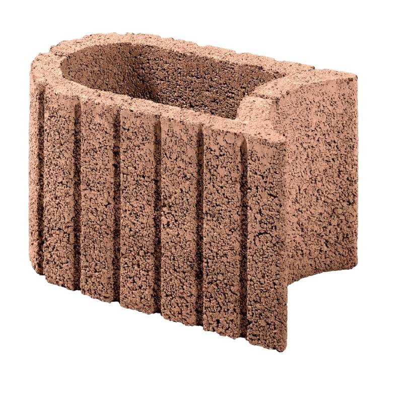 Kann Pflanzstein Mini Plus Braun 35 cm x 20 cm x 20 cm von Kann