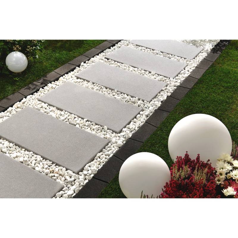 Kann Terrassenplatte Casavera Maxx Grau Kugelgestrahlt 80 cm x 40 cm x 3,8 cm von Kann