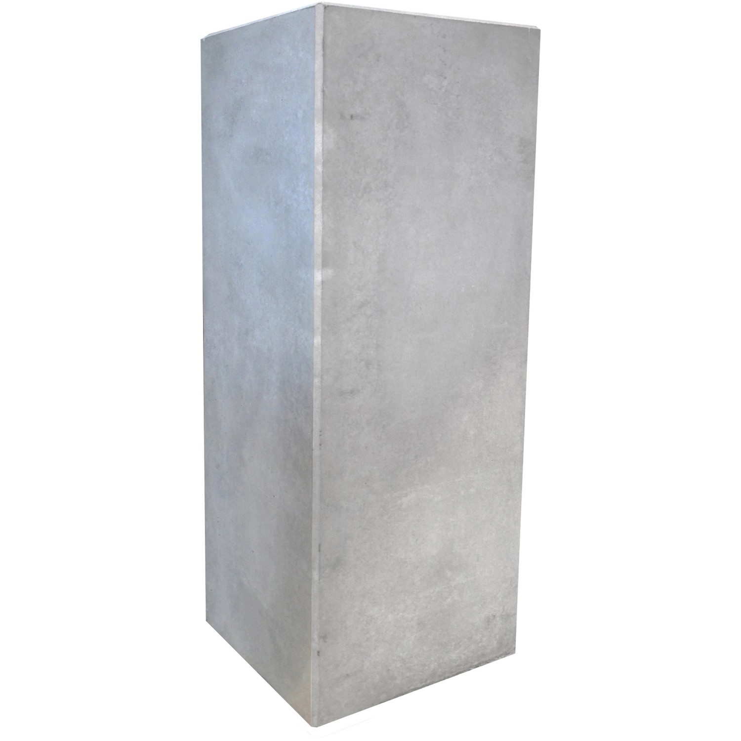 Mauerscheiben-Ecke Bewehrt Betonglatt Grau 130 cm x 50 cm x 50 cm von Kann