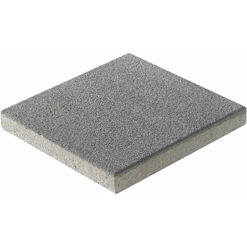 Terrassenplatte Vicenza Anthrazit 40 cm x 40 cm x 5 cm von Kann