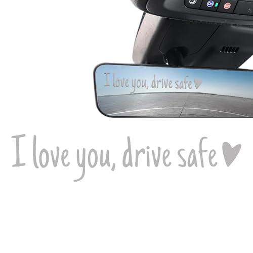 I Love You Drive Safe Aufkleber | Auto-Rückspiegel-Aufkleber Mit Herz | Auto Aufkleber Spiegel Außen Ich Liebe Dich, Vinyl-Aufkleber Für Autospiegel, AutoAffirmationsaufkleber, Zubehör I Love You Drive Safe Aufkleber | Auto-Rückspiegel-Aufkleber Mit Herz | Auto Aufkleber Spiegel Außen Ich Liebe Dich, Vinyl-Aufkleber Für Autospiegel, AutoAffirmationsaufkleber, Zubehör von Kanoauo