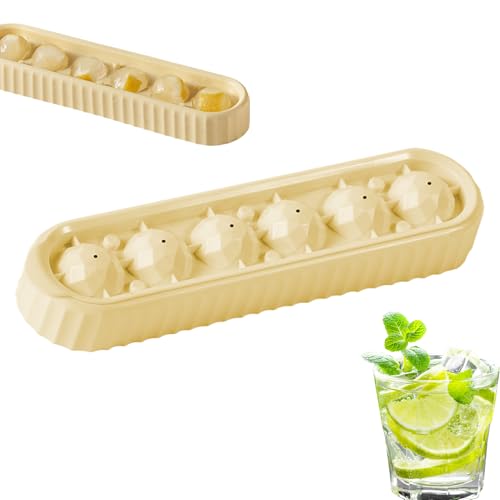 Kanoauo Eisballen Form,Rautenförmig Eiswürfel Form Hersteller | Wasserdicht & Leicht Entnehmbar Küchenhelfer Für Gefrierschrank Bier Whiskey Cocktails Haushalt Bar von Kanoauo