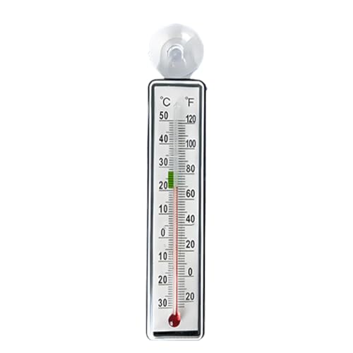 Kanoauo Wassertemperatur Messgerät,Terrarium Temperaturmonitor - Stoßfester Saugnapf Sensor Für Babyzimmer Sauna Gewächshaus Terrarium & Aquarium von Kanoauo