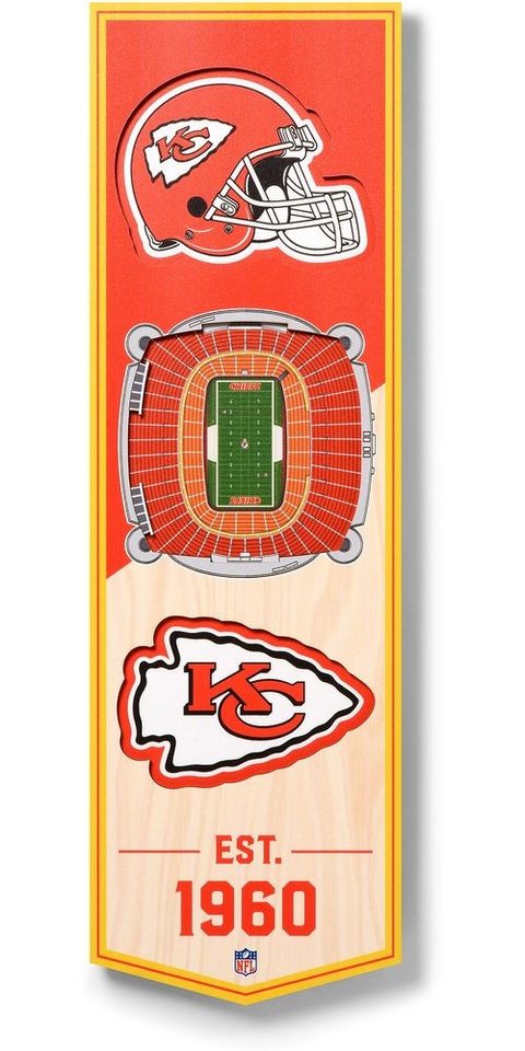 Kansas City Chiefs Dekoobjekt Kansas City Chiefs Dekoobjekt von Kansas City Chiefs