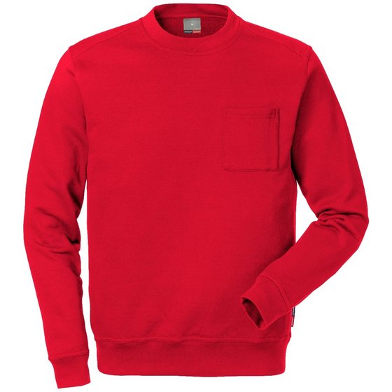 KANSAS® - Sweatshirt 100782 rot, Größe 2XL von Kansas