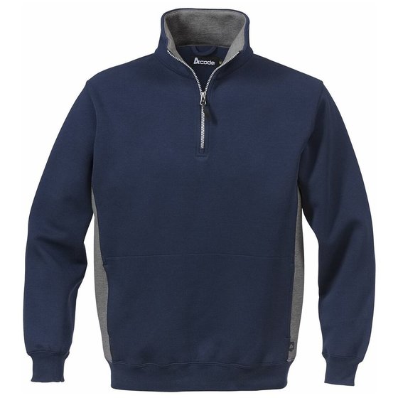 KANSAS® - Sweatshirt 1705, dunkelblau/dunkelgrau, Größe L von Kansas
