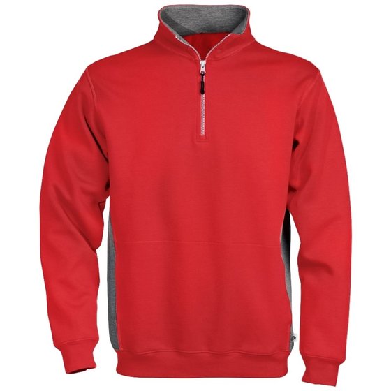 KANSAS® - Sweatshirt 1705, rot, Größe L von Kansas