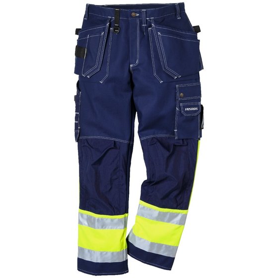 KANSAS® - Warnschutz-Funktionsbundhose 247, warngelb/blau, Größe D104 von Kansas