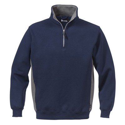 Sweatshirt 1705, dunkelblau/dunkelgrau, Größe XS von Kansas