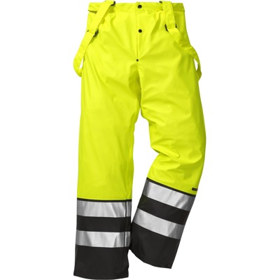 Warnschutz-Regenhose 2625 RS, warngelb/schwarz, Größe S von Kansas