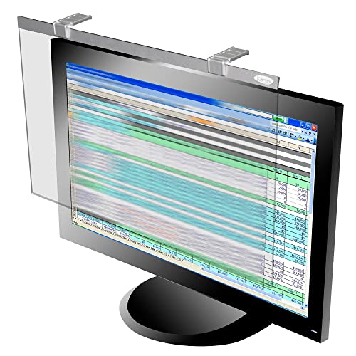 Kantek MAG19WL Vergrößerungsaufsatz Schützen Privacy Filter 15 Zoll Bildschirm Silberfarben/Transparent 21.5" and 22" Widescreen von Kantek