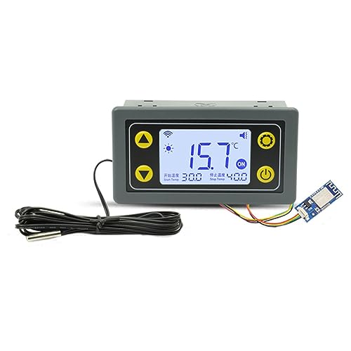 Kanylavy ST10W 10A Fernbedienung WIFI Thermostat Temperaturregler Modul DC6-30V Heizung APP Timing Arbeit Temperatur Meter Einfach zu bedienen A Kanylavy ST10W 10A Fernbedienung WIFI Thermostat Temperaturregler Modul DC6-30V Heizung APP Timing Arbeit Temperatur Meter Einfach zu bedienen A von Kanylavy