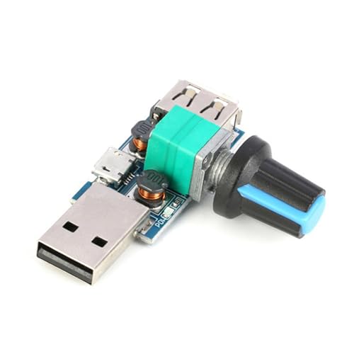 USB Lüfterregler Modul Steuerung Windgeschwindigkeit 5W USB Lüfter Geschwindigkeit Stufenlos Regler Modul Drehzahlregler Motordrehzahlregler Einstellbar USB Lüfterregler Lüfter Drehzahlregler von Kaohxzklcn