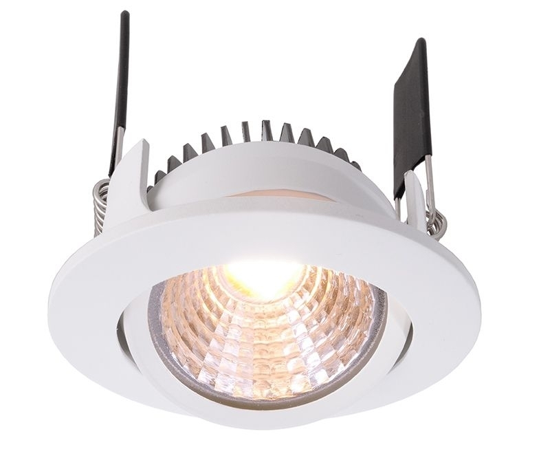 Deko Light COB 68 350mA 2700K rund flach Einbaustrahler LED weiß 490lm 2700K >90 Ra 45° Modern von Kapego