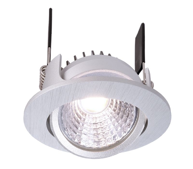 Deko Light COB 68 350mA 4000K rund flach Einbaustrahler LED silber 540lm 4000K >90 Ra 45° Modern von Kapego