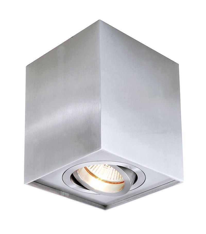 Deko Light Dato Aufbauleuchte silber 1 flg. GU10 Modern von Kapego