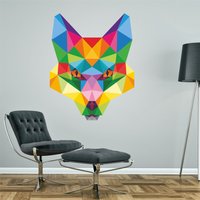 Fuchs Polygon Abstrakter Regenbogen Wandtatto Bunt Aufkleber Kunst Vinyl Grafik Wandbild 3 Größen Fuchs Polygon Abstrakter Regenbogen Wandtatto Bunt Aufkleber Kunst Vinyl Grafik Wandbild 3 Größen von Kapowboomgraphics