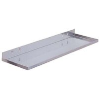 Ablageplatte B445xT150mm alufarben passend für Lochplatte von Kappes