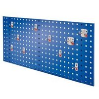 Kappes ®RasterPlan by ABAX Einsteigerset 1 1x Lochplatte 1000x450mm 1x Werkzeughaltersortiment 10-teilig Enzianblau RAL 5010 von Kappes