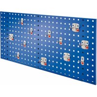Kappes ®RasterPlan by ABAX Einsteigerset 2 1x Lochplatte 1000x450mm 1x Werkzeughaltersortiment 12-teilig Enzianblau RAL 5010 von Kappes