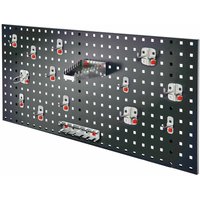 Kappes ®RasterPlan by ABAX Einsteigerset 5 1x Lochplatte 1000x450mm 1x Werkzeughaltersortiment 15-teilig Anthrazitgrau RAL 7016 von Kappes