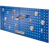 Kappes ®RasterPlan by ABAX Einsteigerset 5 1x Lochplatte 1000x450mm 1x Werkzeughaltersortiment 15-teilig Enzianblau RAL 5010 von Kappes
