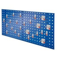 Kappes ®RasterPlan by ABAX Einsteigerset 8 1x Lochplatte 1000x450mm 1x Werkzeughaltersortiment 25-teilig Enzianblau RAL 5010 von Kappes