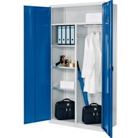 Kappes Akten-/Kleiderschrank ErgoPlus RAL 7035/5010 Vollblechtüren von Kappes