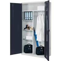 Kappes Akten-/Kleiderschrank ErgoPlus RAL 7035/7016 Vollblechtüren von Kappes