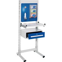 Kappes ErgoPlus® Hygienestation, Steharbeitsplatz, mit Füßen, HxBxT 1.770 x 670 x 400 mm, Modell 4 von Kappes