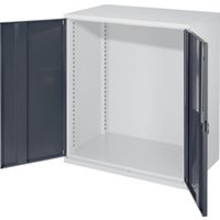 Kappes Schwerlastbeistellschrank Leergehäuse Mod. 60 RAL 7035/7016 Vollblechtüren von Kappes