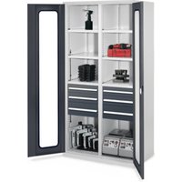 Kappes Schwerlastschrank MMT Mod. 55 RAL 7035/7016 Sichtfenstertüren von Kappes