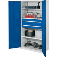 Kappes Schwerlastschrank OMT Mod. 42 RAL 7035/5010 Vollblechtüren von Kappes