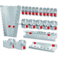Kappes Werkzeughalter-Sortiment RasterPlan/ABAX 20-teilig alufarben von Kappes