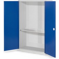 Kappes Werkzeugschrank RasterPlan Mod. 3 T410 mm RAL 7035/5010 Türen innen Lochplatten von Kappes