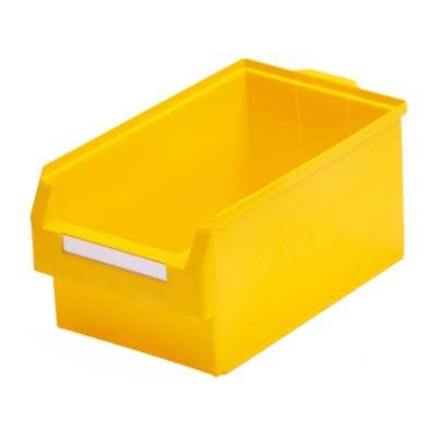 RasterPlan Lagersichtkasten Größe 1 gelb, 500 x 300 x 250mm von Kappes