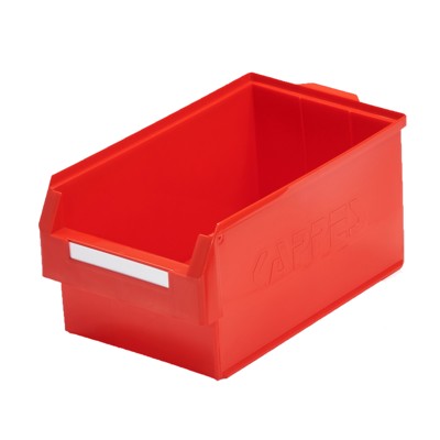 RasterPlan Lagersichtkasten Größe 1 rot, 500 x 300 x 250mm von Kappes