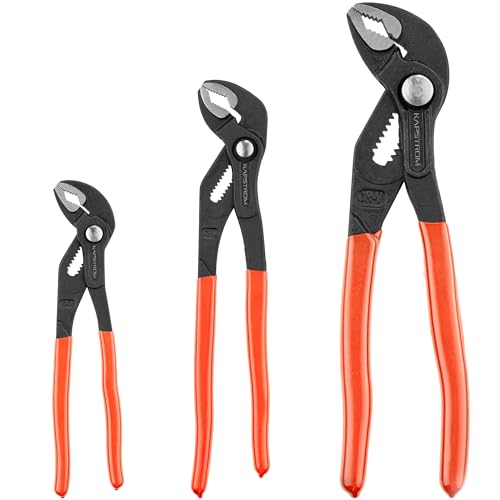 KS Tools Water Pump Pliers Set 3-Pack Orange von Kapstrom