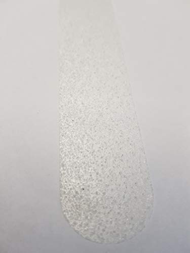 Kara.Grip 5 Stk Anti Rutsch Treppenstufen Streifen 3 cm breit transparent fein gekörnt in augewählter Länge und Breite Treppe auch fuer Hund, Kind. Anstatt Stufenmatte Treppenteppich von Kara.Grip
