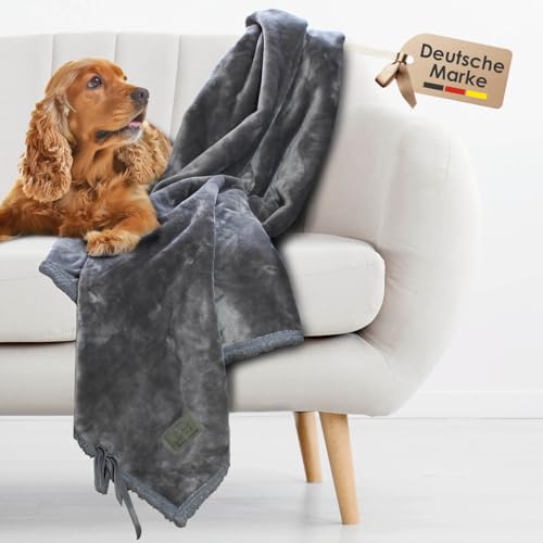 KaraLuna wasserdichte Hundedecke 70x100 cm I Waschbar I Haustierdecke für unterwegs Auto, Sofa oder Couch I Outdoor Decke Hund Ruhedecke tragbar von KaraLuna