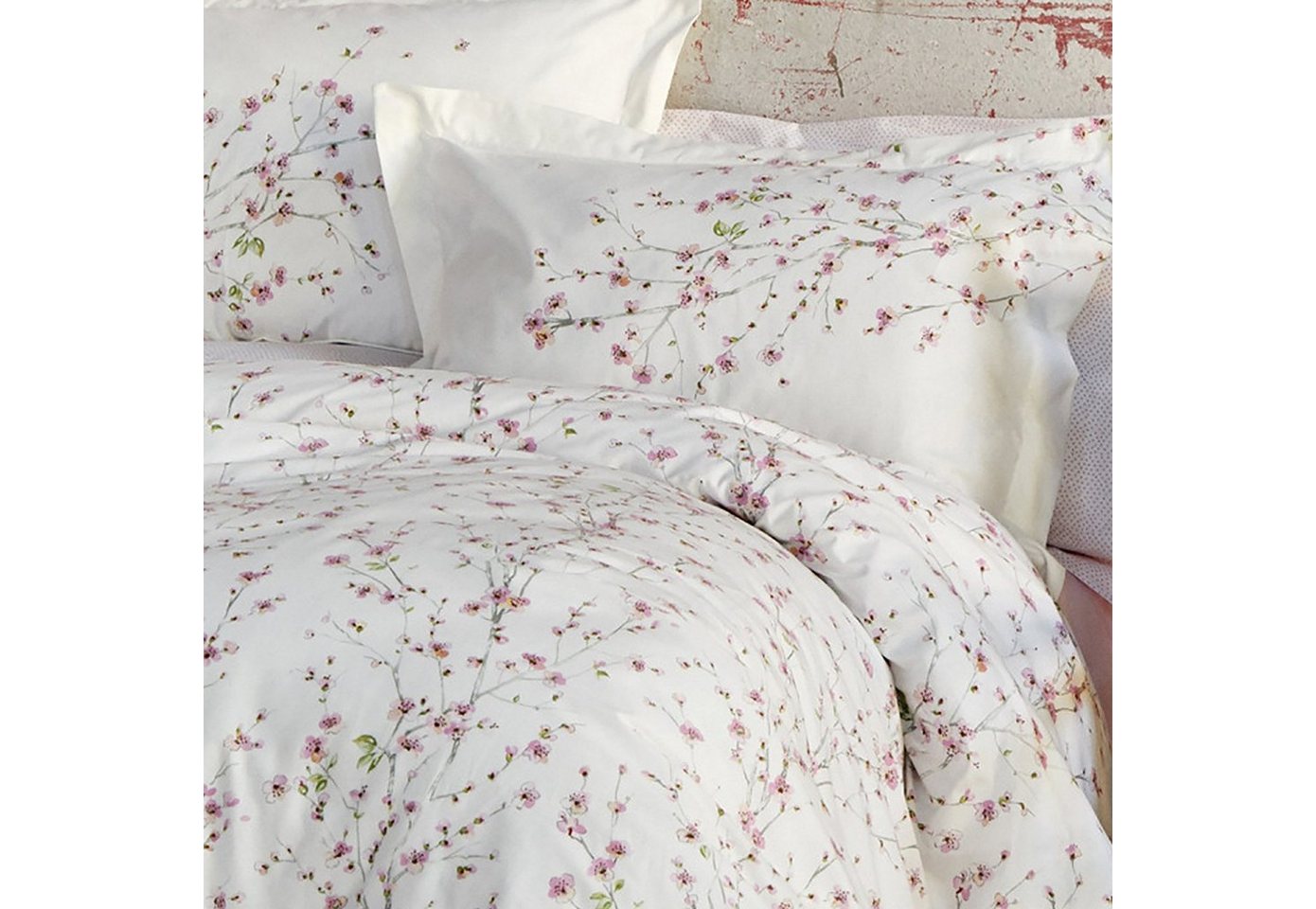 Karaca Home Bettwäsche Karaca Home Annata Lachs 100% Baumwolle Doppel Bettbezug Set von Karaca Home