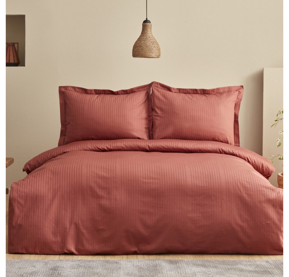 Karaca Home Bettwäsche Uniq 100% Baumwolle Satin Doppelbett Bettwäsche Bettbezug Set Terrak Karaca Home Bettwäsche Uniq 100% Baumwolle Satin Doppelbett Bettwäsche Bettbezug Set Terrak von Karaca Home