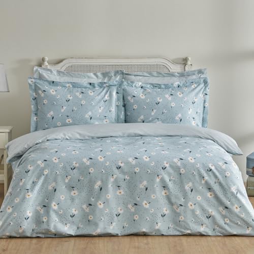 Karaca Home Daisy 100% Baumwolle Single Bettwäsche Mint (PP) von Karaca Home