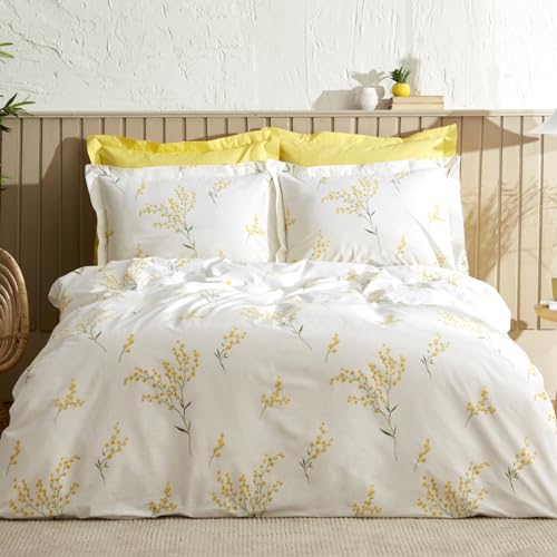 Karaca Home Loretta Yellow 100% Baumwolle Doppel-Bettwäsche-Set (PP) von Karaca Home