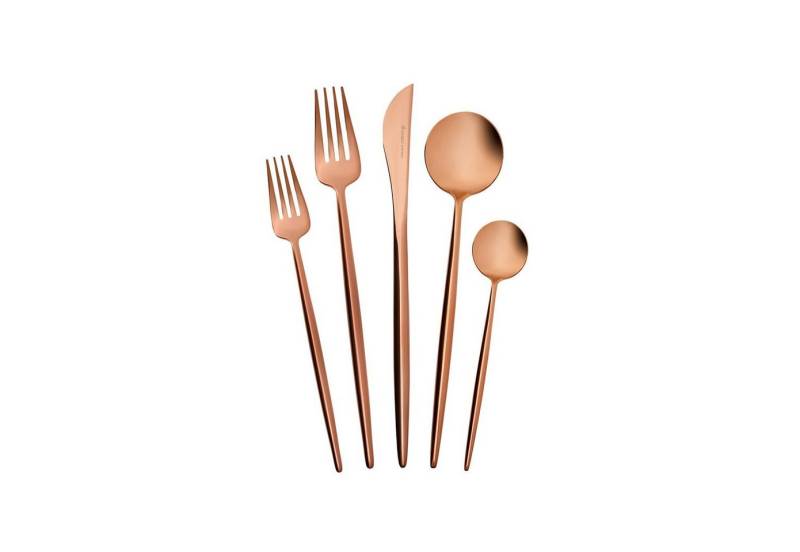 Karaca Besteck-Set Karaca Jupiter Rosegold 60 Teilig 12 Person Boxed Cutlery Besteckset (60-tlg), 1 Personen von Karaca