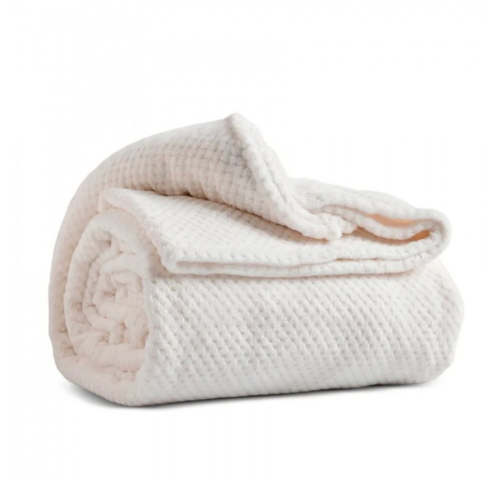 Karaca Bettwäsche Pearl Baby Fleece Wellsoft TV Decke, Weiß von Karaca