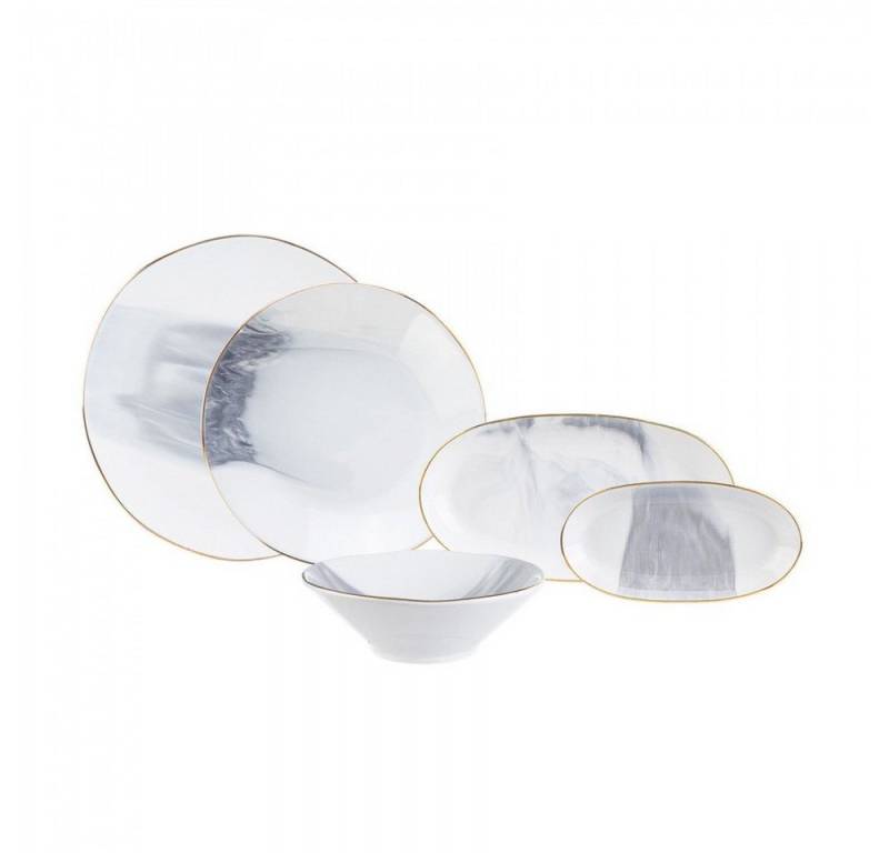 Karaca Geschirr-Set Ria Grau 39-teiliges Steingut-Geschirrset für 12 Personen Karaca Geschirr-Set Ria Grau 39-teiliges Steingut-Geschirrset für 12 Personen von Karaca