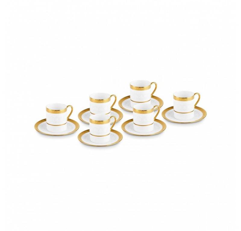 Karaca Kaffeeservice Karaca Royal Bone Victoria Kaffeetassenset für 6 Personen, 90 ml Karaca Kaffeeservice Karaca Royal Bone Victoria Kaffeetassenset für 6 Personen, 90 ml von Karaca