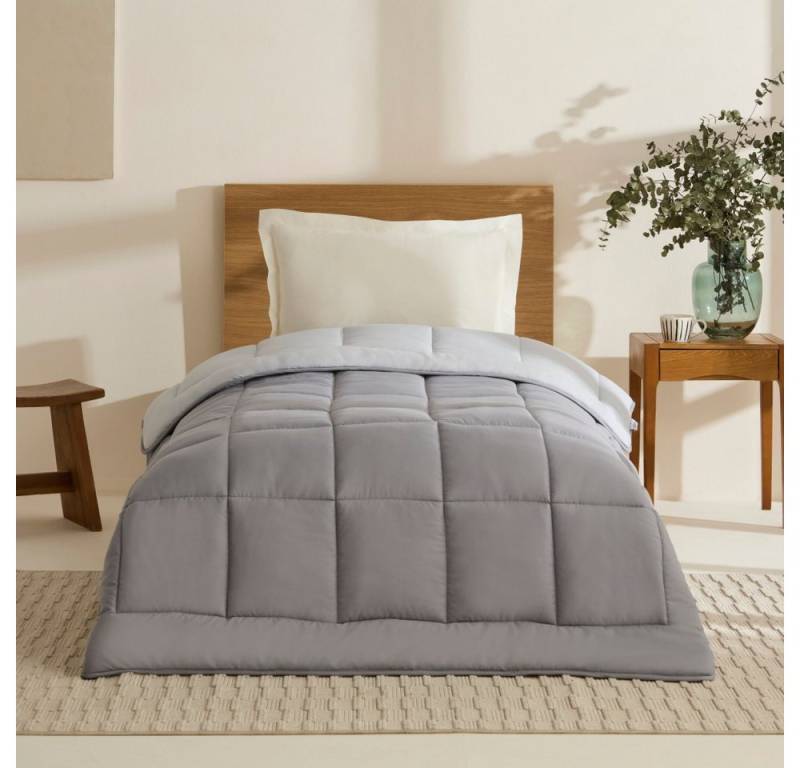 Karaca Tagesdecke Karaca Double Face Decke Tagesdecke Bettdecke Anthrazit-Grau 135x200 von Karaca