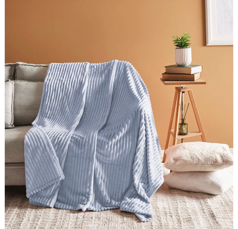 Karaca Tagesdecke Karaca Ruby Stripe Wellsoft Doppel Decke Tagesdecke Blau Karaca Tagesdecke Karaca Ruby Stripe Wellsoft Doppel Decke Tagesdecke Blau von Karaca